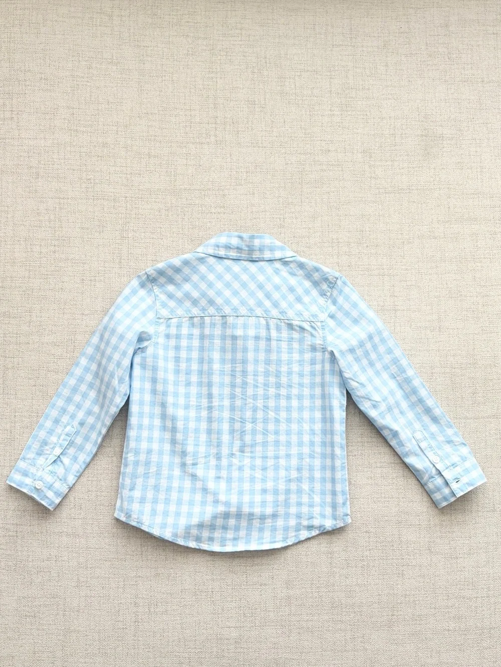 Falls Creek Boys Long Sleeve Gingham Button Down Shirt Size 4T